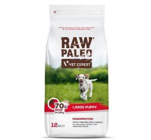 VetExpert Raw Paleo puppy large beef 12 kg